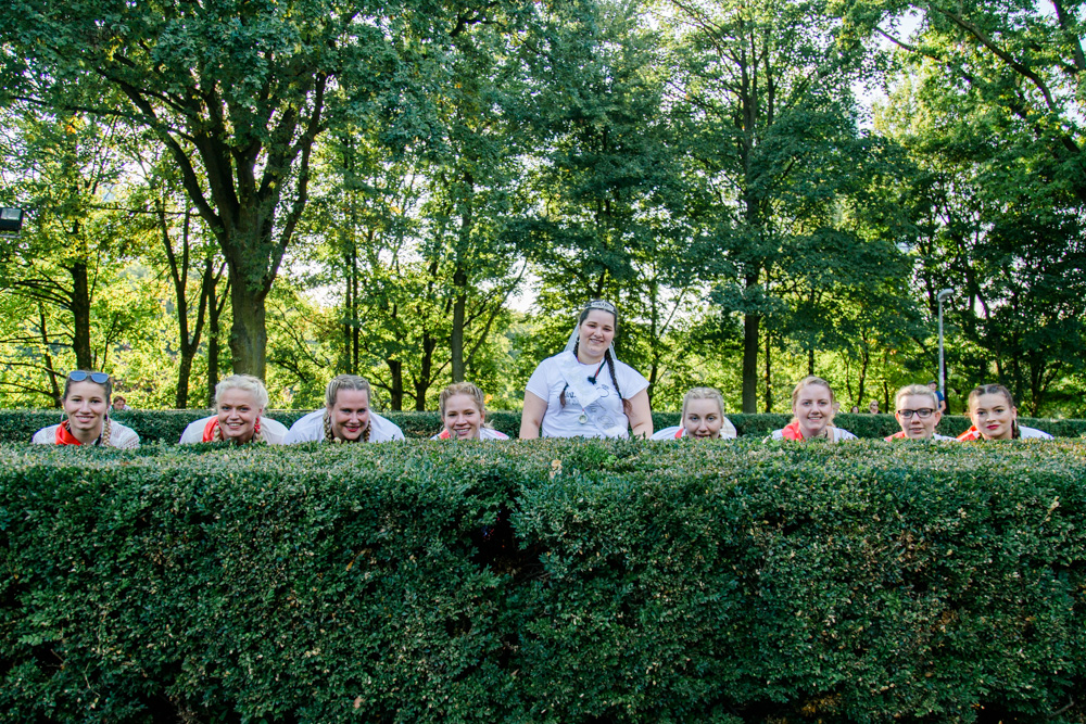 JGA-Fotoshooting mit Farbschlacht